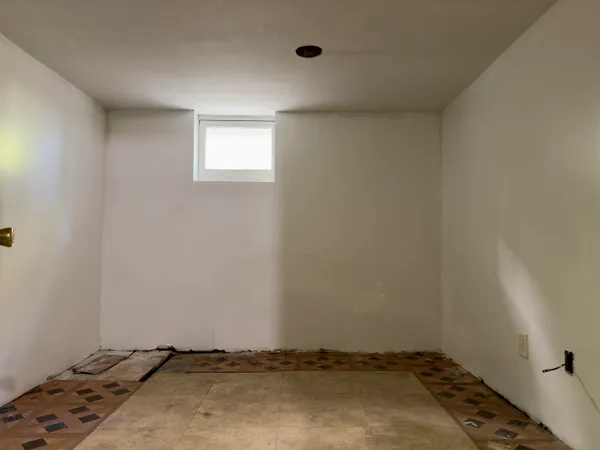 a view of a room with window