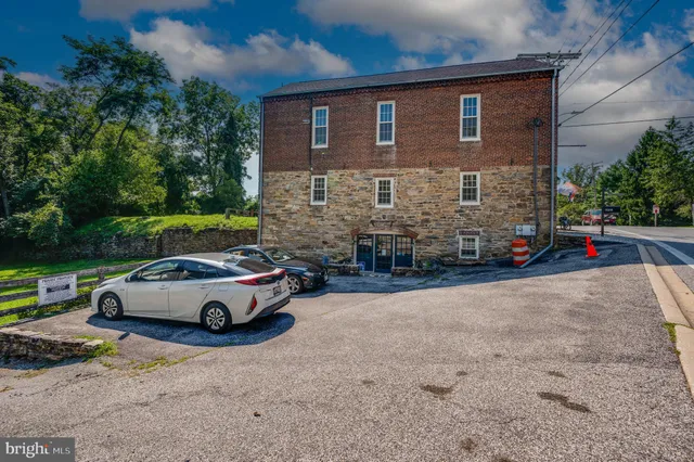 a car parked in front of a house