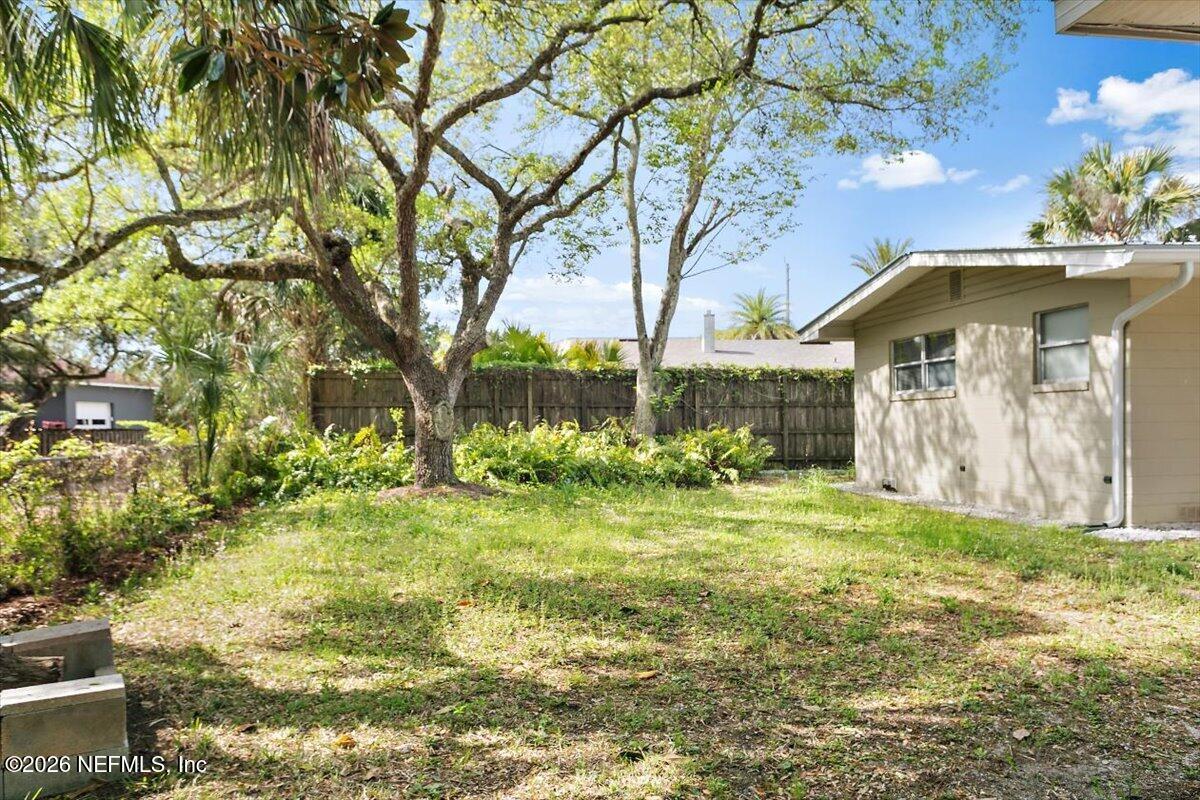 103 Coronado Street St. Augustine, FL 32080 - Photo 25 of 25 a view of a yard in front of house