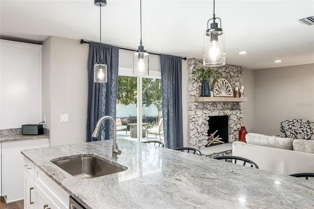 a bed room with a bed and a mirror