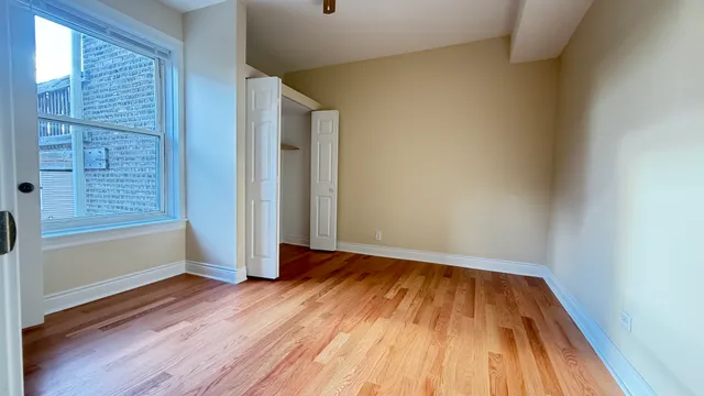 a view of wooden floor in a room