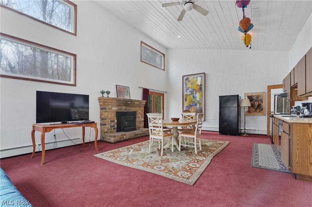 5060 Leffingwell Road Canfield, OH 44406 - Photo 10 of 45 2nd Kitchen, 2nd Fireplace