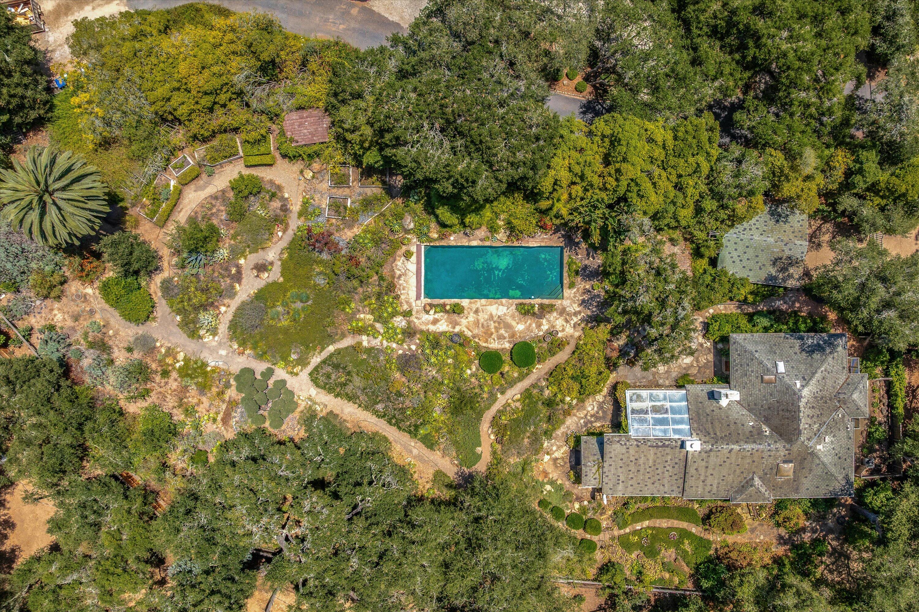 757 Ashley Road Montecito, CA 93108 - Photo 11 of 16 Mature Perimeter Foliage