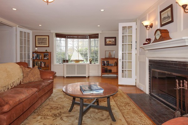 19 Highland Road Belmont, MA 02478 - Photo 4 of 30 a living room with furniture and a fireplace
