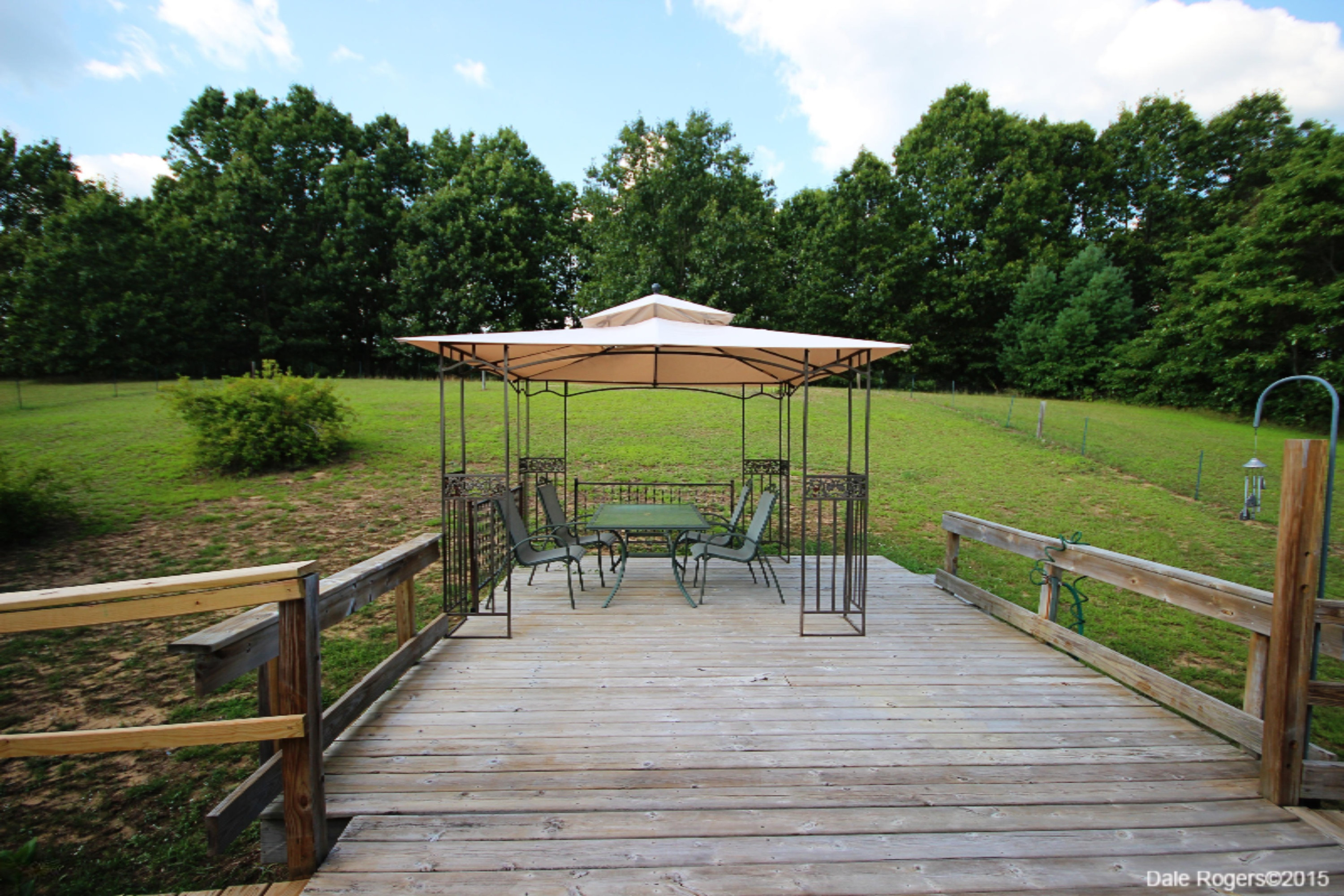 7754 Centerline Road Saranac, MI 48881 - Photo 43 of 51 Deck with Gazebo