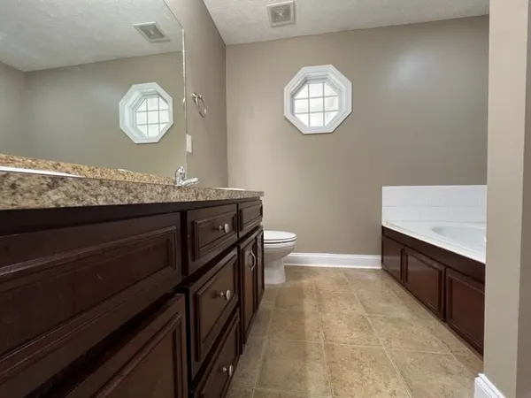 a view of a hallway with washer