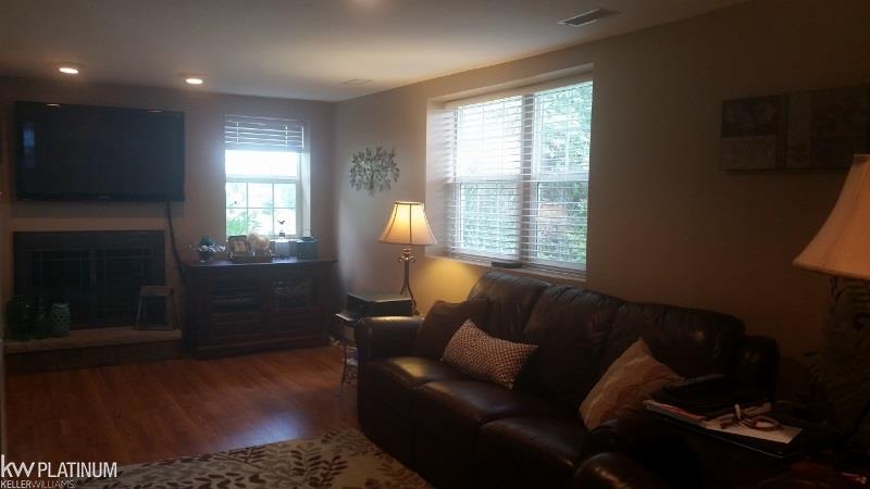 12933 Burt Road Memphis, MI 48041 - Photo 16 of 22 natural fireplace and lots of light