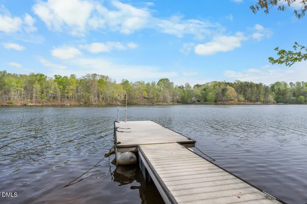 an aerial view of residential house with outdoor space