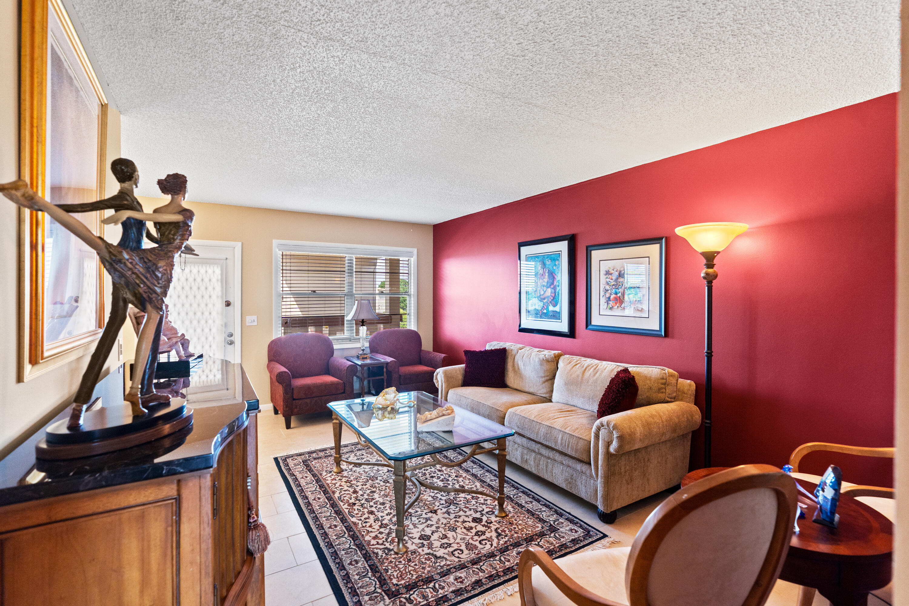 4054 Newcastle A Boca Raton, FL 33434 - Photo 13 of 47 Living Room