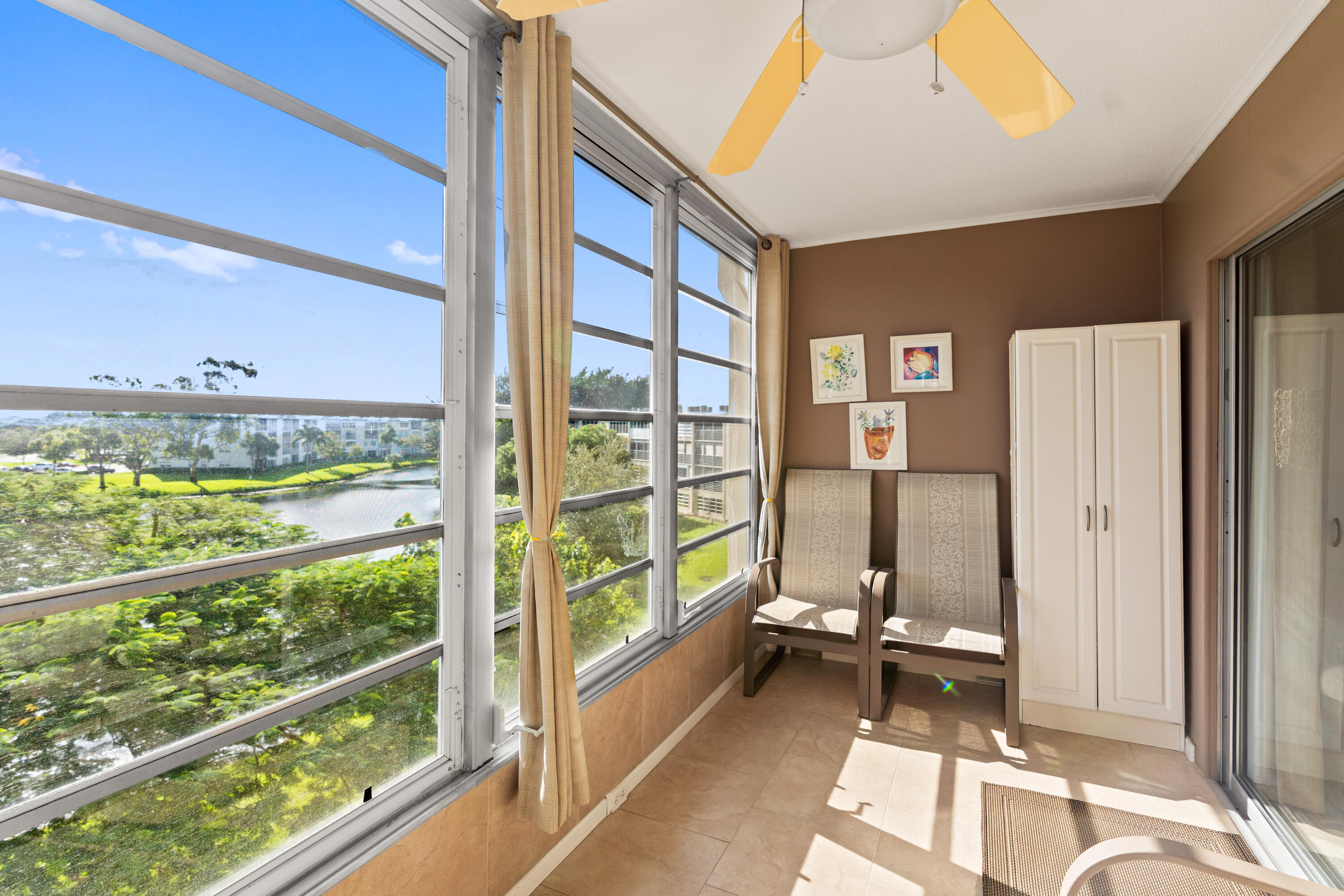 4054 Newcastle A Boca Raton, FL 33434 - Photo 25 of 47 Enclosed Balcony