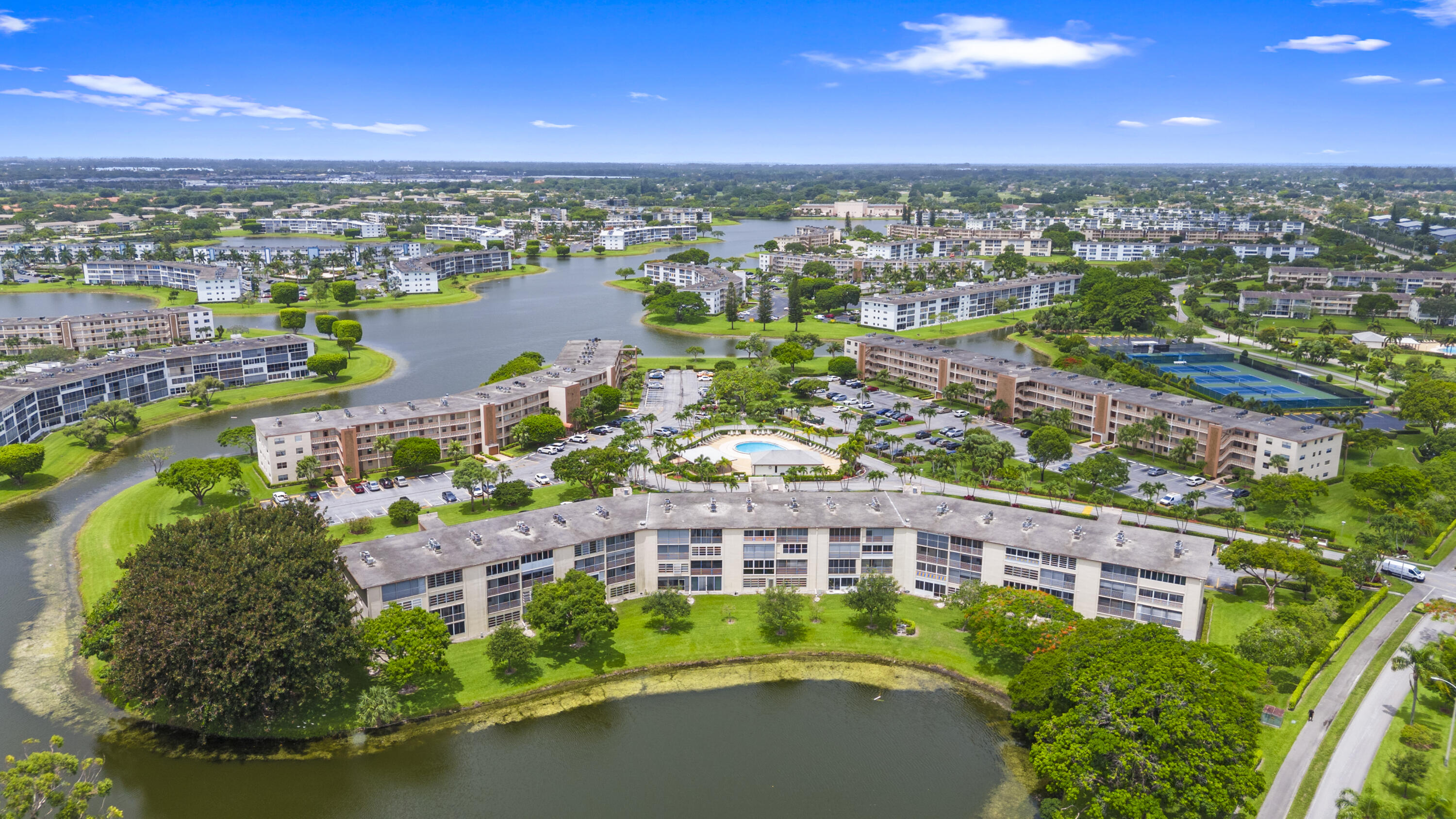 4054 Newcastle A Boca Raton, FL 33434 - Photo 33 of 47 Aerial View