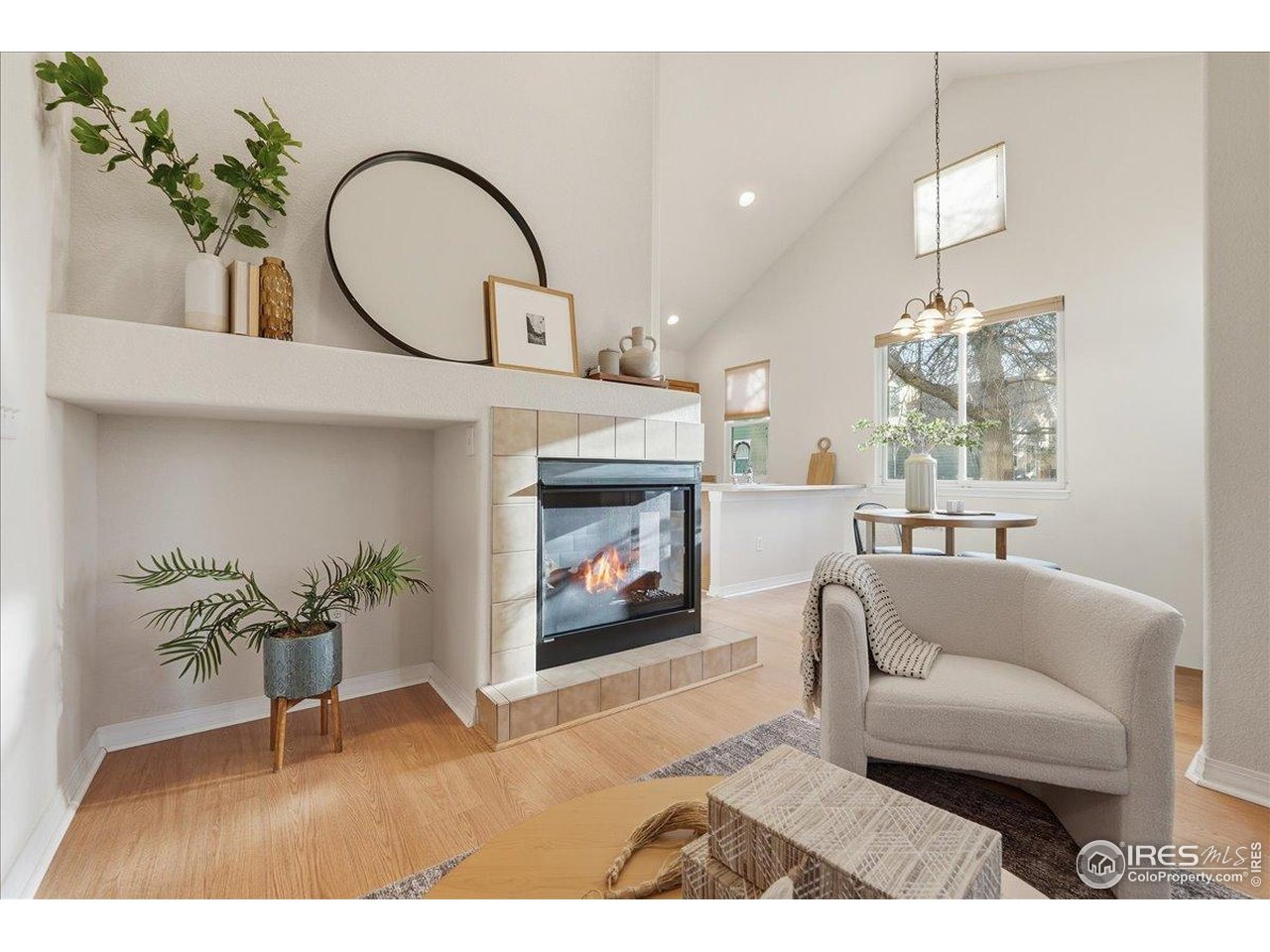 2287 Trestle Road Fort Collins, CO 80525 - Photo 10 of 40 a living room with furniture and a fireplace