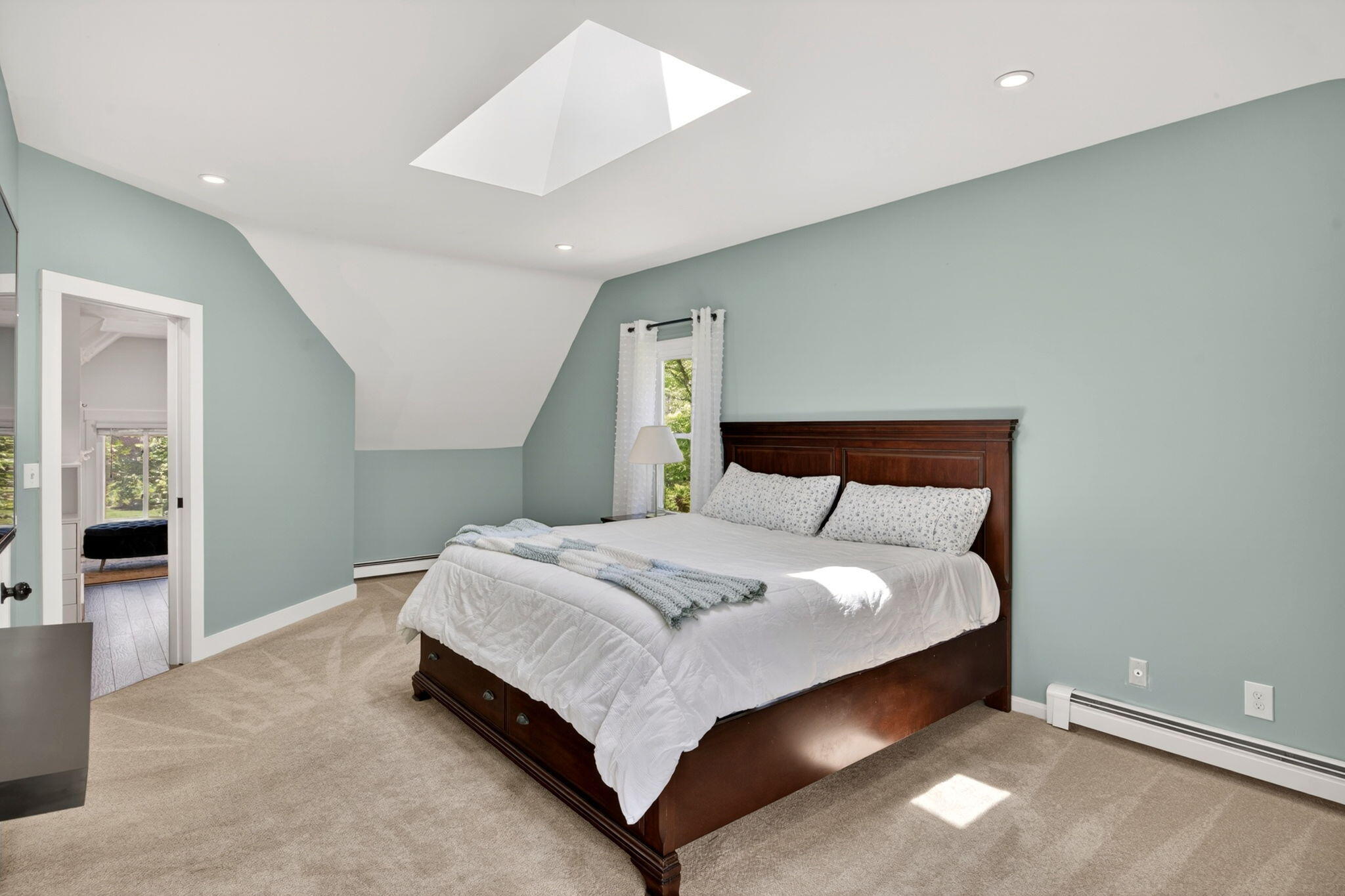 12 Sarah Lawrence Road Sandwich, MA 02563 - Photo 19 of 54 a bedroom with a bed and a night stand