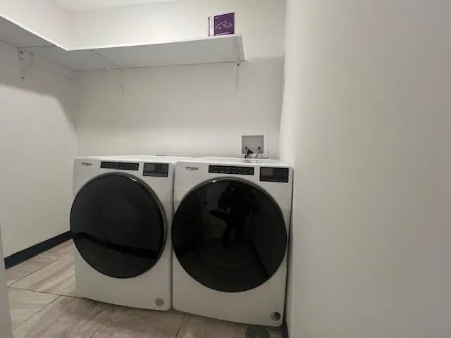 a close view of closet