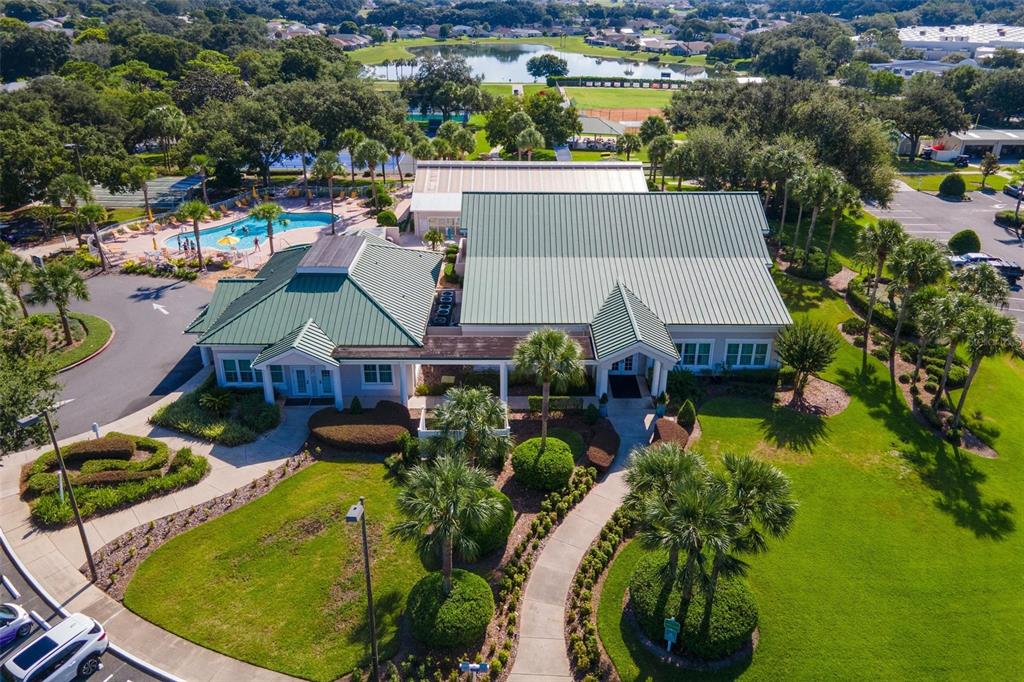 11614 Southeast 172nd Loop Summerfield, FL 34491 - Photo 42 of 55 an aerial view of a house with swimming pool outdoor seating and yard