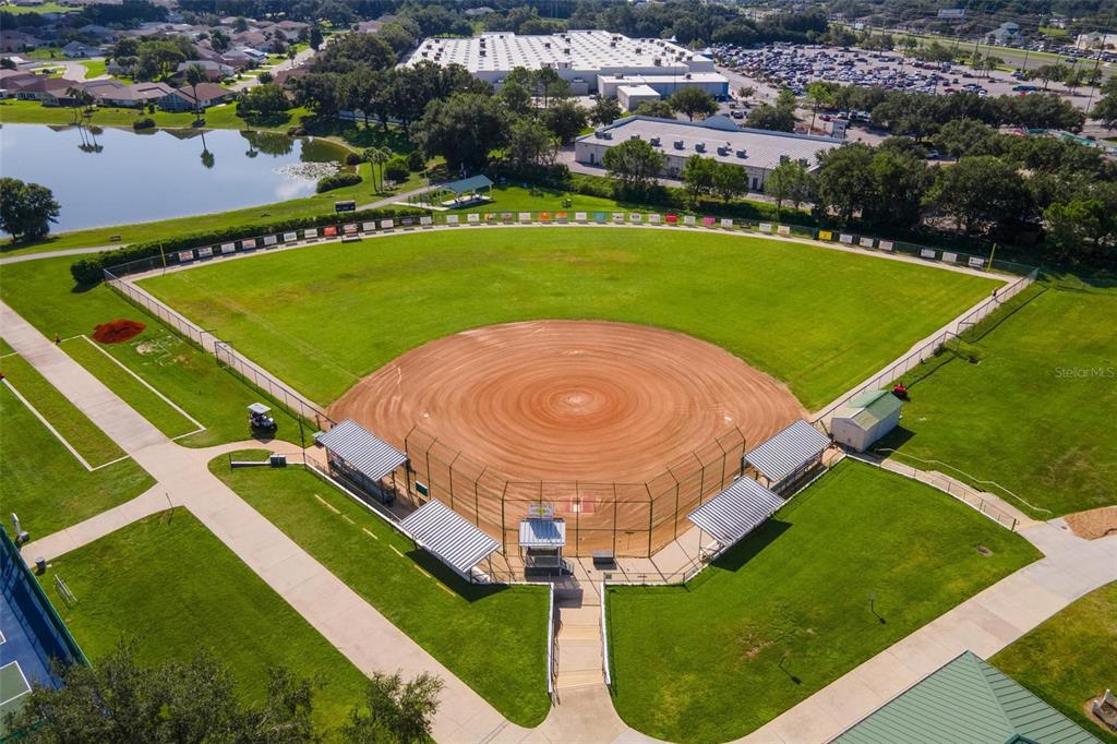 11614 Southeast 172nd Loop Summerfield, FL 34491 - Photo 46 of 55 an aerial view of a tennis court