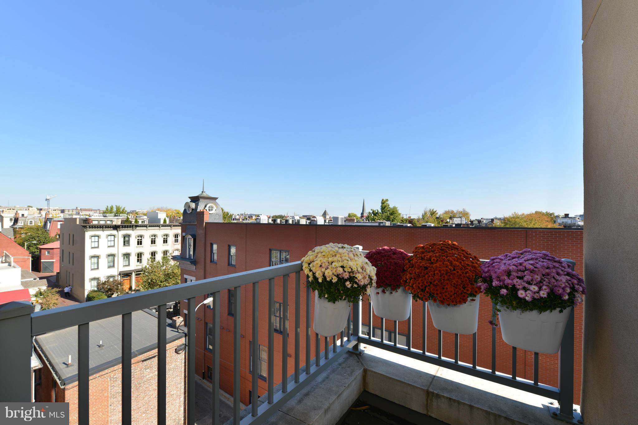 1529 14th Street Northwest, Unit 504 Washington, DC 20005 - Photo 24 of 29 Private Balcony