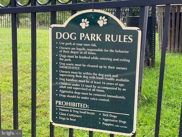 7669 Elmcrest Road Hanover, MD 21076 - Photo 36 of 43 Dog Park Rules
