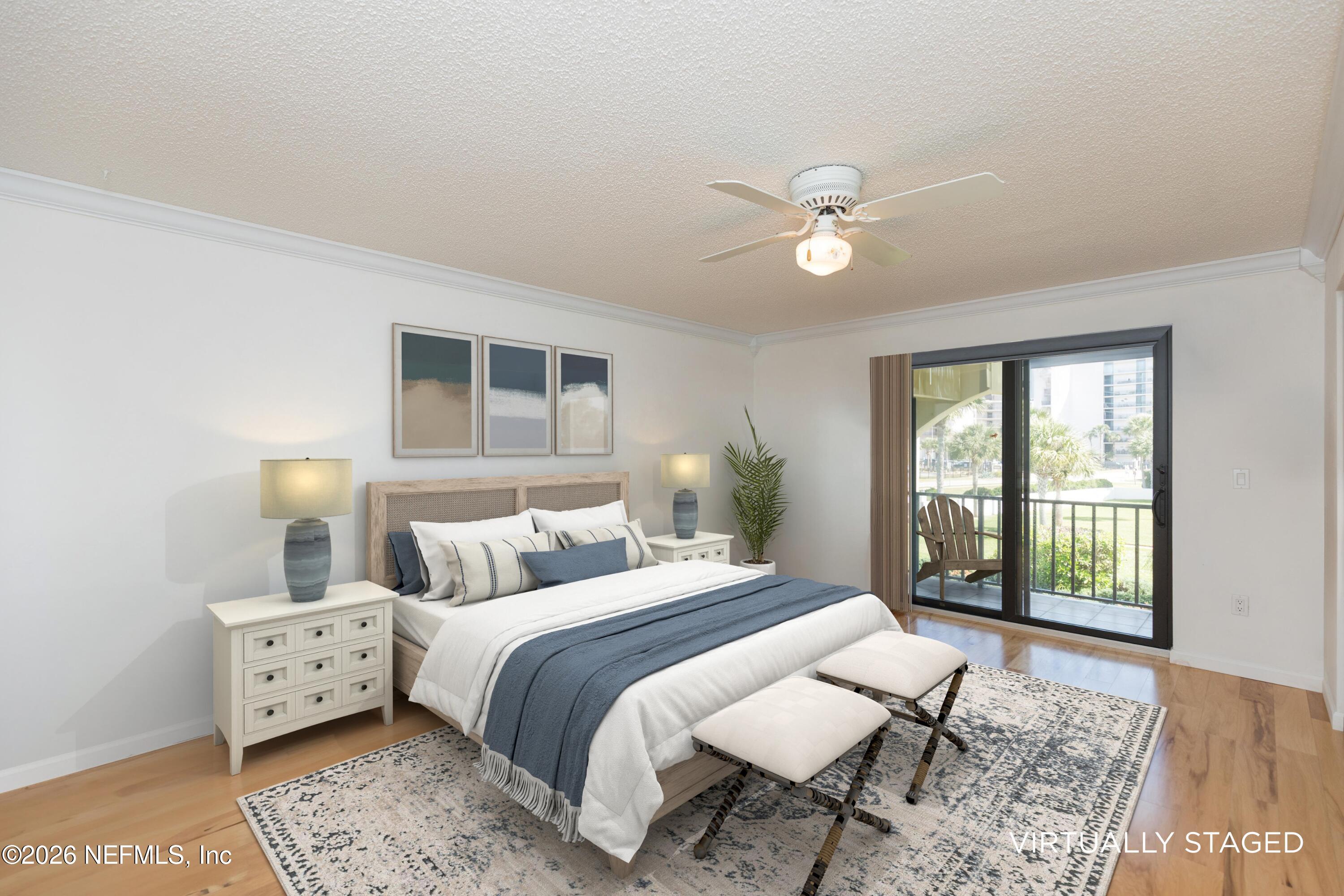 11 Dondanville Road, Unit 5 St. Augustine, FL 32080 - Photo 22 of 51 Main Bedroom virtually staged
