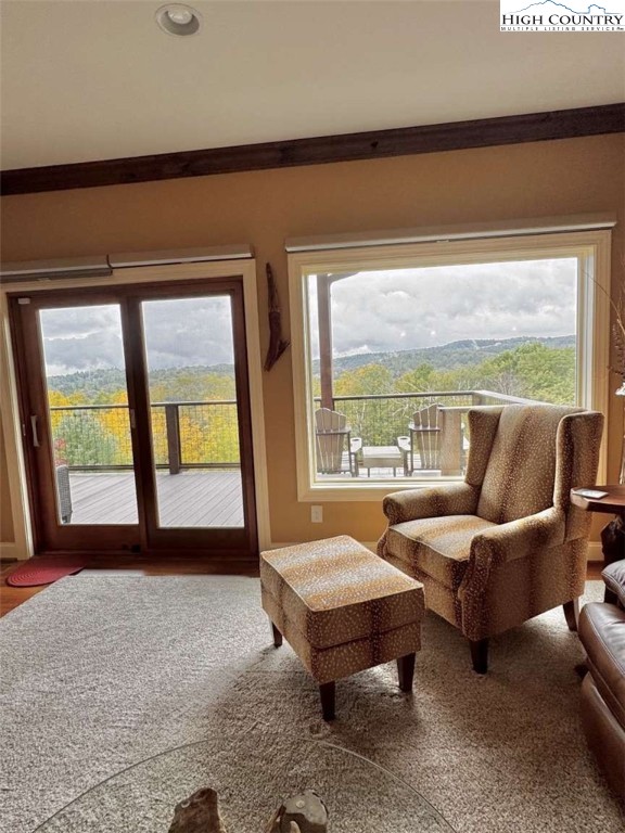 167 Elliott Circle, Unit D1 Blowing Rock, NC 28605 - Photo 6 of 25 a living room with furniture and a large window
