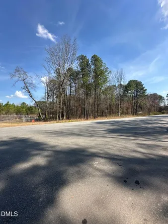 a view of road with yard