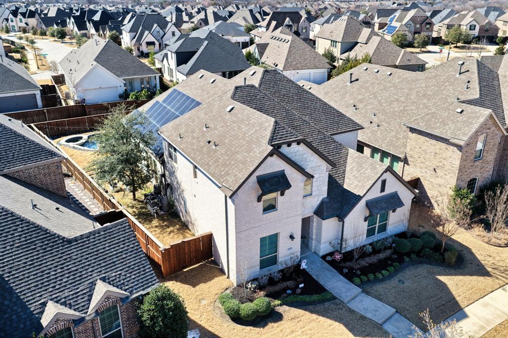 15193 Basket Oak Road Frisco, TX 75035 - Photo 33 of 40 an aerial view of a house with a yard