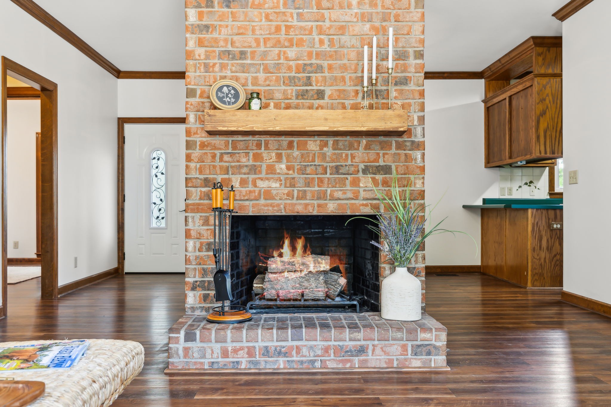 1712 Sugar Ridge Road Spring Hill, TN 37174 - Photo 18 of 65 a living room with furniture and a fireplace