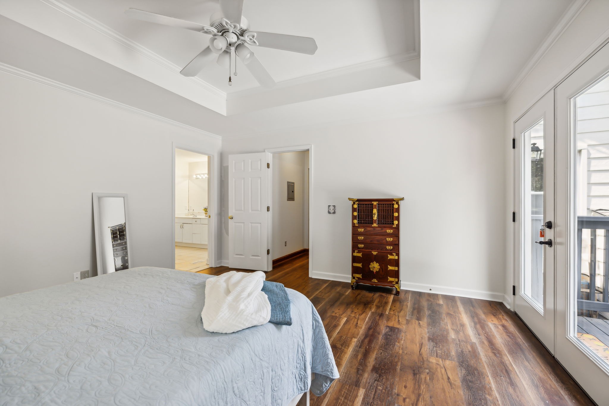 1712 Sugar Ridge Road Spring Hill, TN 37174 - Photo 29 of 65 a bedroom with a bed and wooden floor