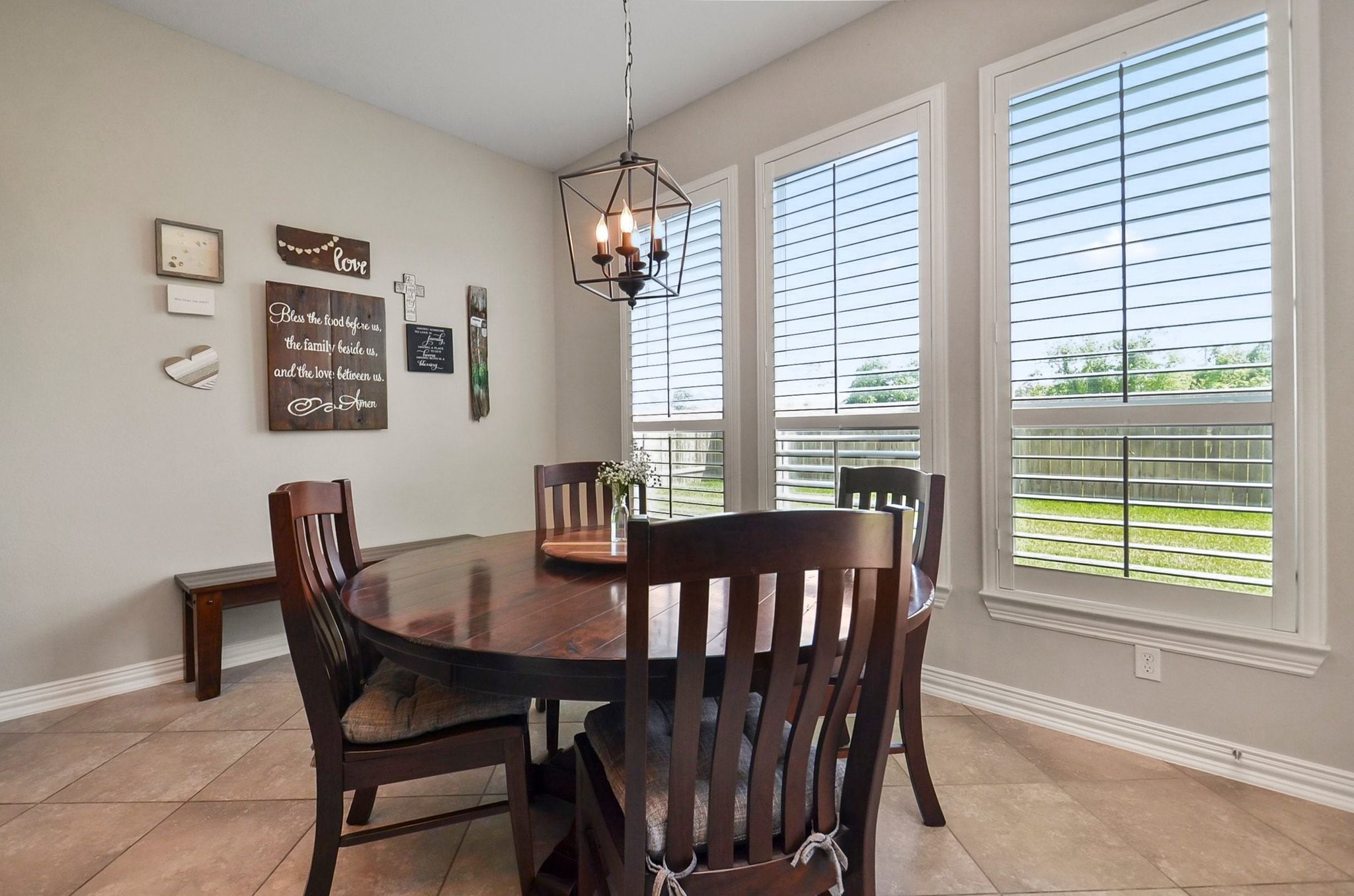 2714 Topaz Cove Lane Rosharon, TX 77583 - Photo 20 of 50 a view of a dining room with furniture window and outside view
