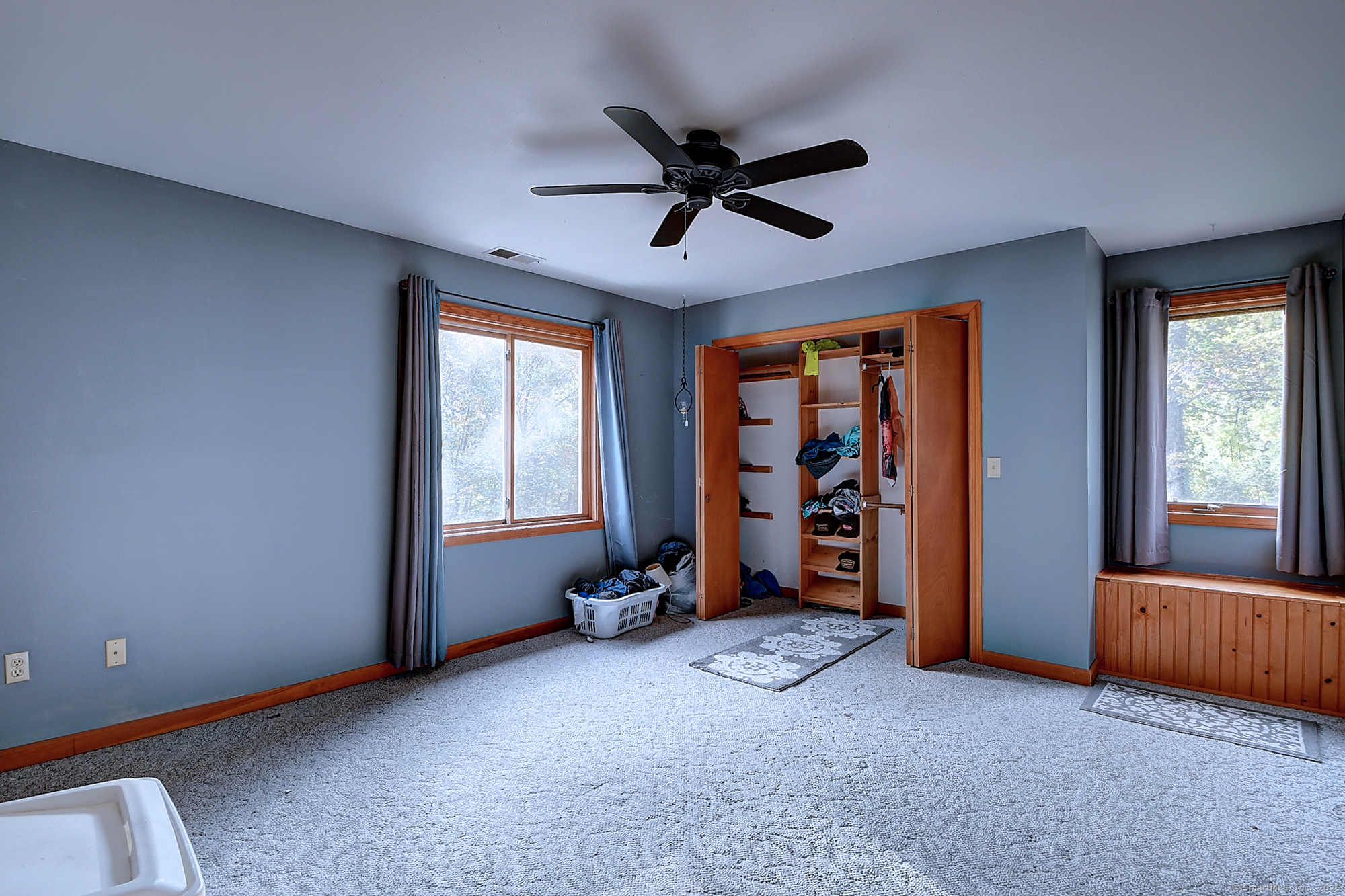 35 Weekeepeemee Road Bethlehem, CT 06751 - Photo 18 of 40 a view of an empty room with window and hardwood floor