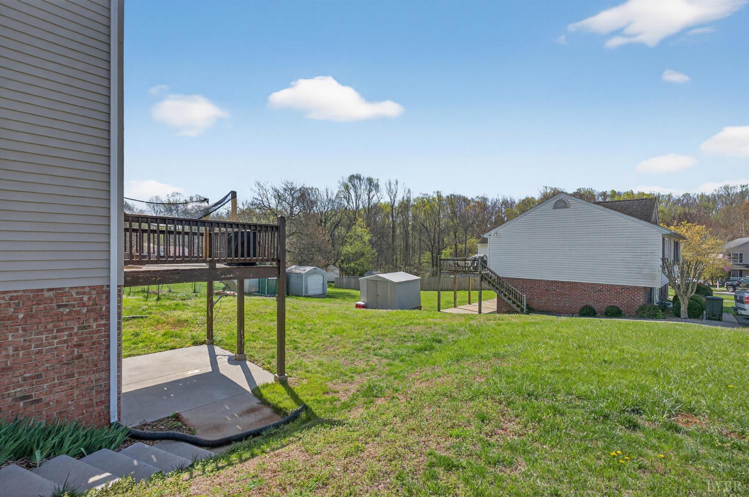 211 Wessex Road Lynchburg, VA 24501 - Photo 46 of 56 a view of a backyard with a garden and entertaining space