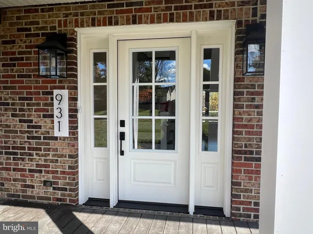 a view of front door