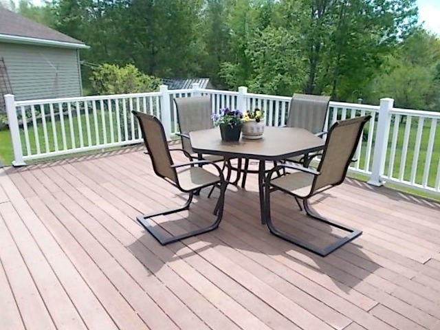 73 Field Road Sidney, ME 04330 - Photo 19 of 32 ANOTHER VIEW OF THE DECK