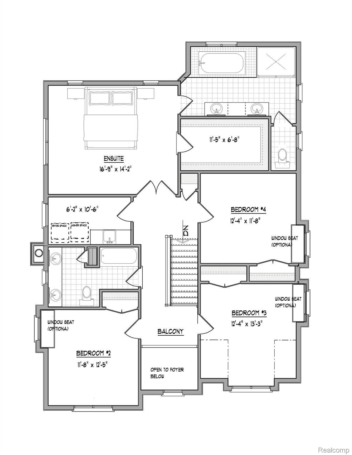 140 Woodside Road Royal Oak, MI 48073 - Photo 6 of 6 MLS 2nd FLOOR with master closet entry from bedroom rev-page-001 (1).jpg