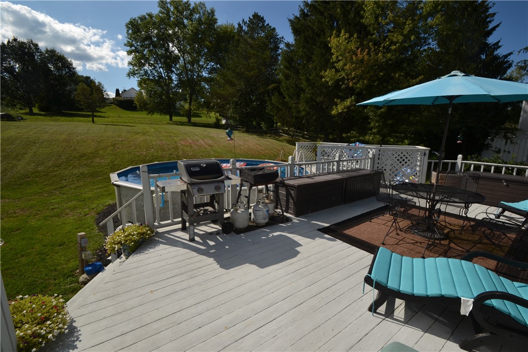 3479 West Walworth Road Walworth, NY 14502 - Photo 37 of 41 Deck & Pool- summer