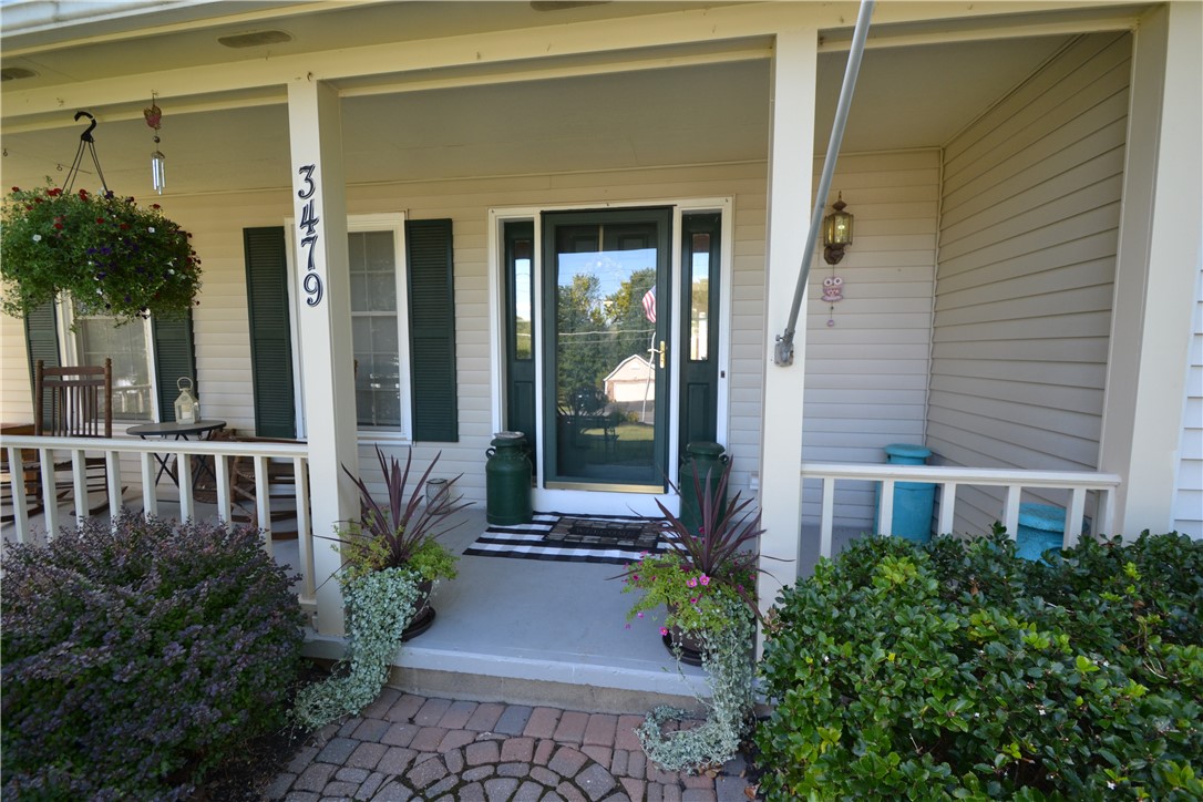 3479 West Walworth Road Walworth, NY 14502 - Photo 4 of 41 Covered front porch (summer)