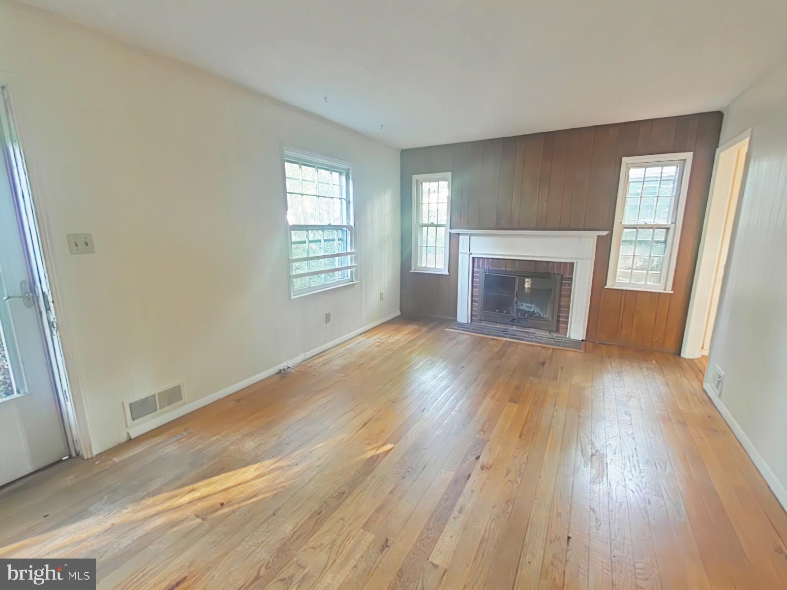 3115 Fayette Road Kensington, MD 20895 - Photo 5 of 16 Living Room with Great Hardwood Floors & Fireplace