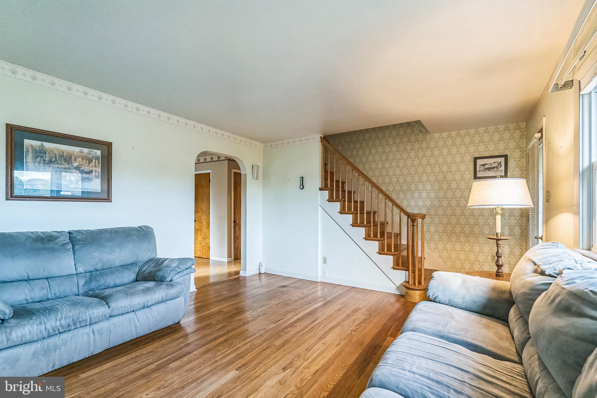 2287 East Buck Road Pennsburg, PA 18073 - Photo 3 of 32 Living Room w Original Hardwood Flooring