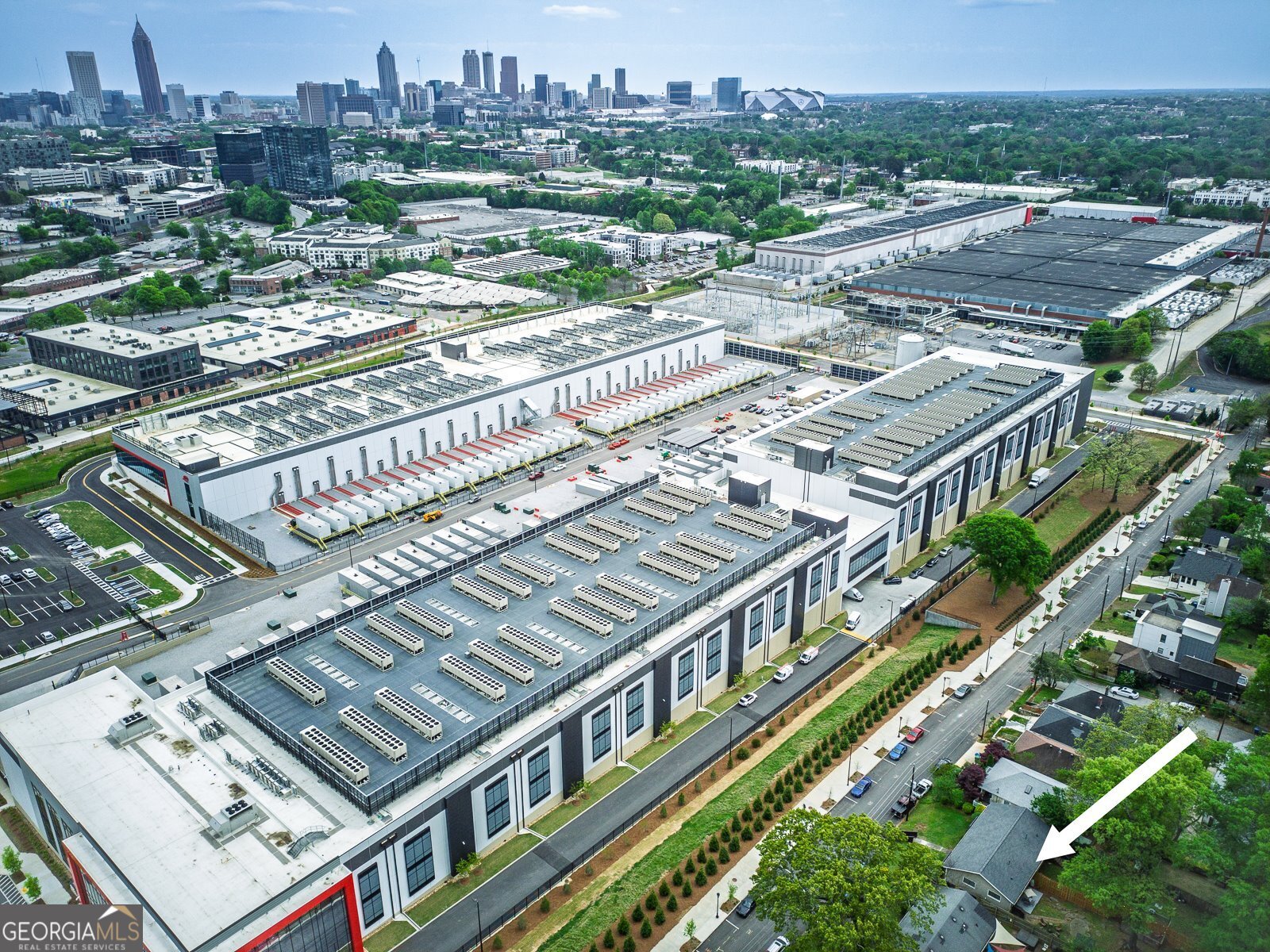 1040 Herndon Street Northwest, Unit A Atlanta, GA 30318 - Photo 27 of 28 an aerial view of a city