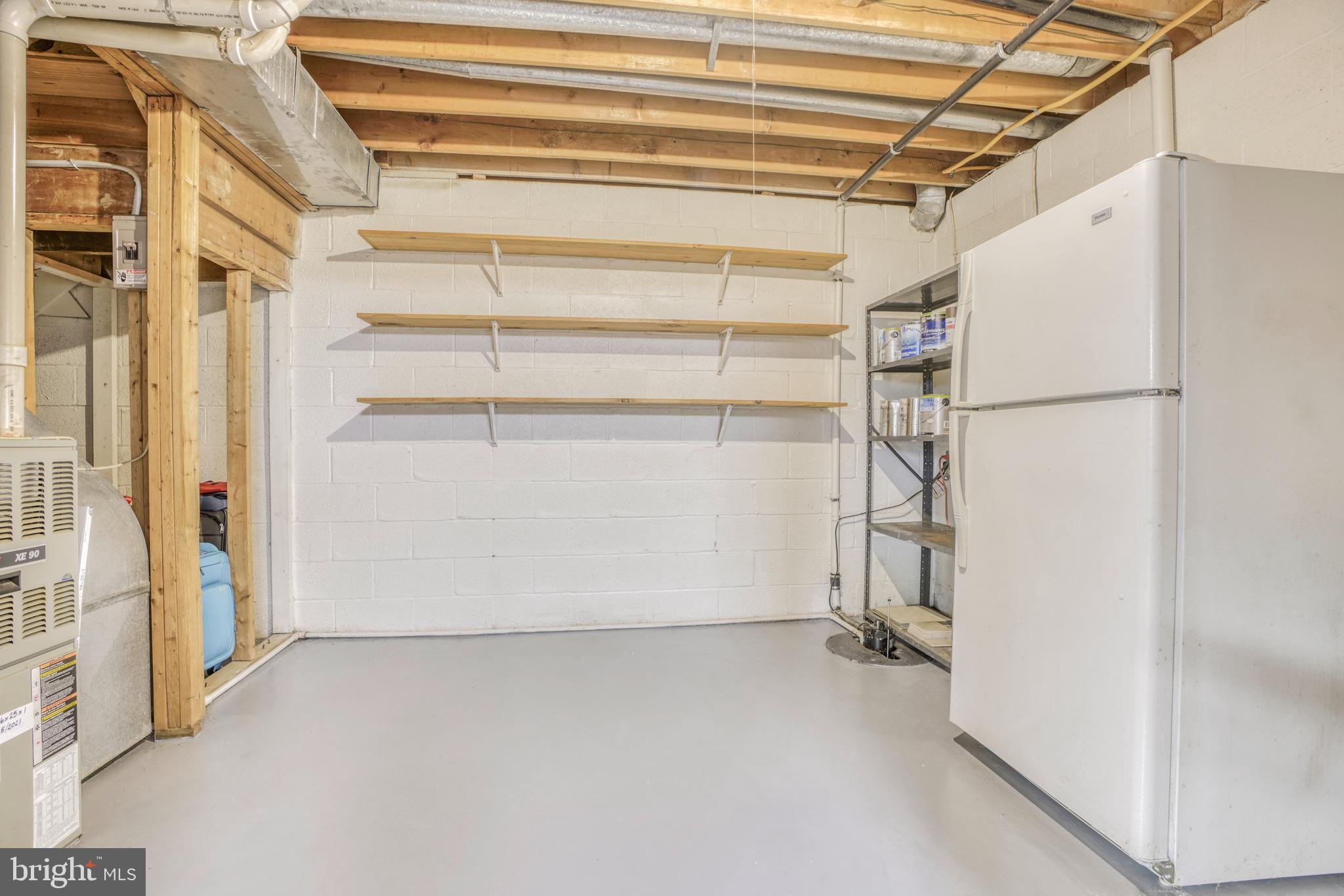 8619 Sherington Road Baltimore, MD 21236 - Photo 37 of 42 basement storage room could be workshop
