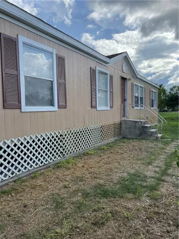 a backyard of a house