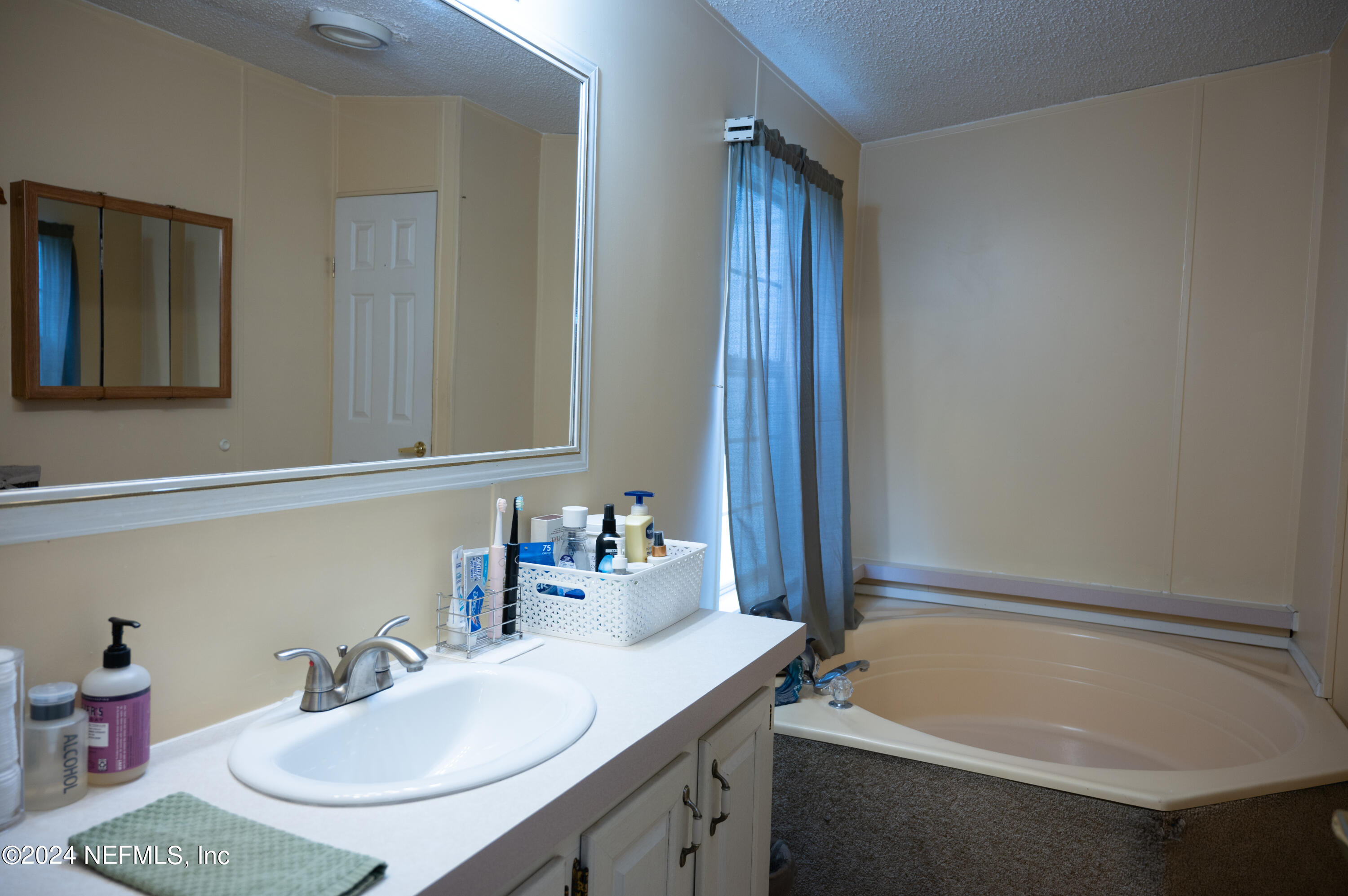 285 Dusty Road St. Augustine, FL 32095 - Photo 18 of 40 a bathroom with a sink and a bathtub
