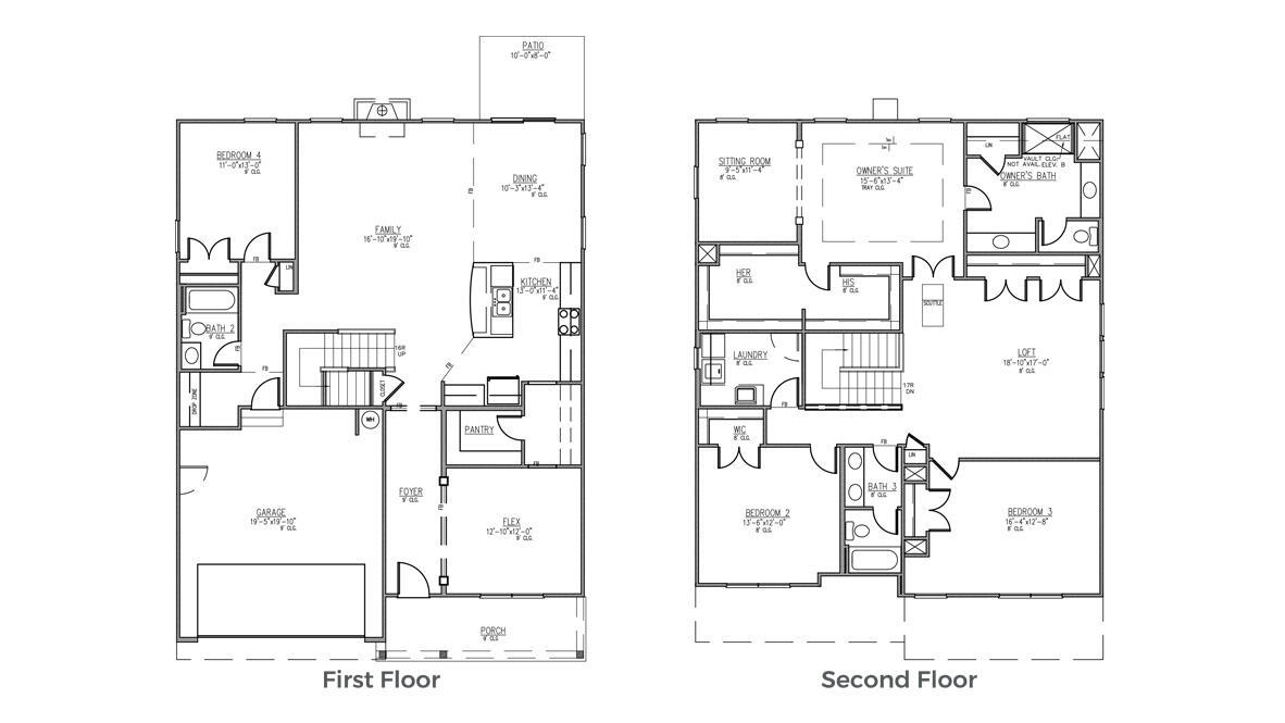 2885 Backman Street Mount Pleasant, SC 29466 - Photo 37 of 37 Harbor-Oak-Floorplan