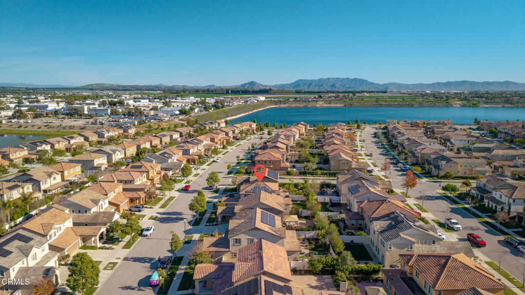 668 Whalen Way Oxnard, CA 93036 - Photo 42 of 57 an aerial view of residential building with outdoor space and lake view