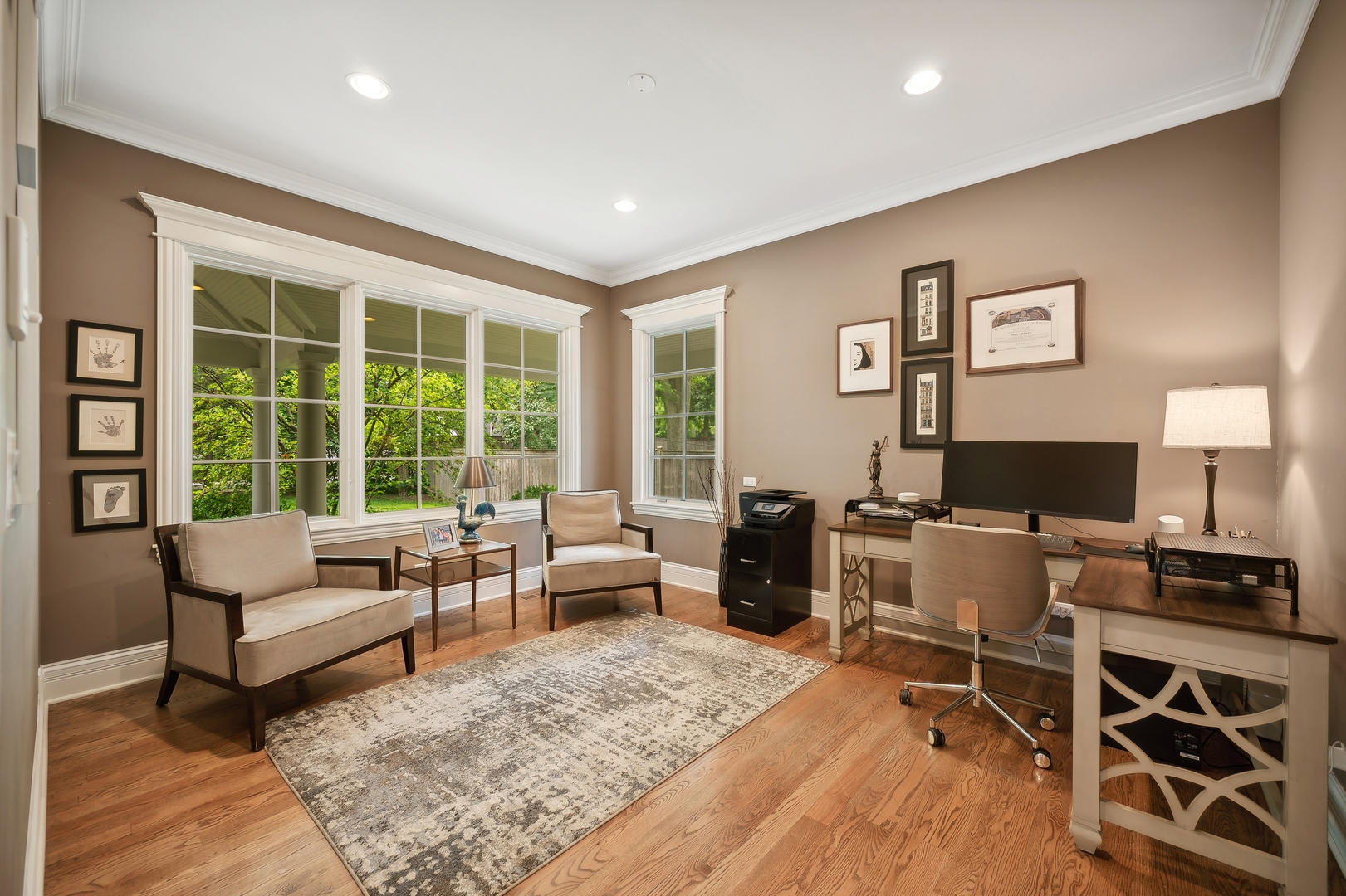 2548 Glenview Road Glenview, IL 60025 - Photo 17 of 39 a living room with furniture and a large window