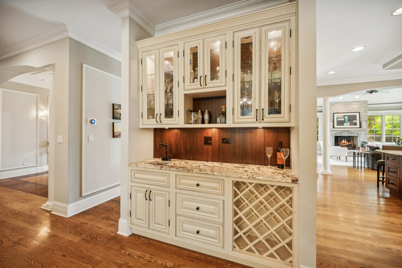 2548 Glenview Road Glenview, IL 60025 - Photo 7 of 39 a kitchen with stainless steel appliances granite countertop a stove and a wooden cabinets