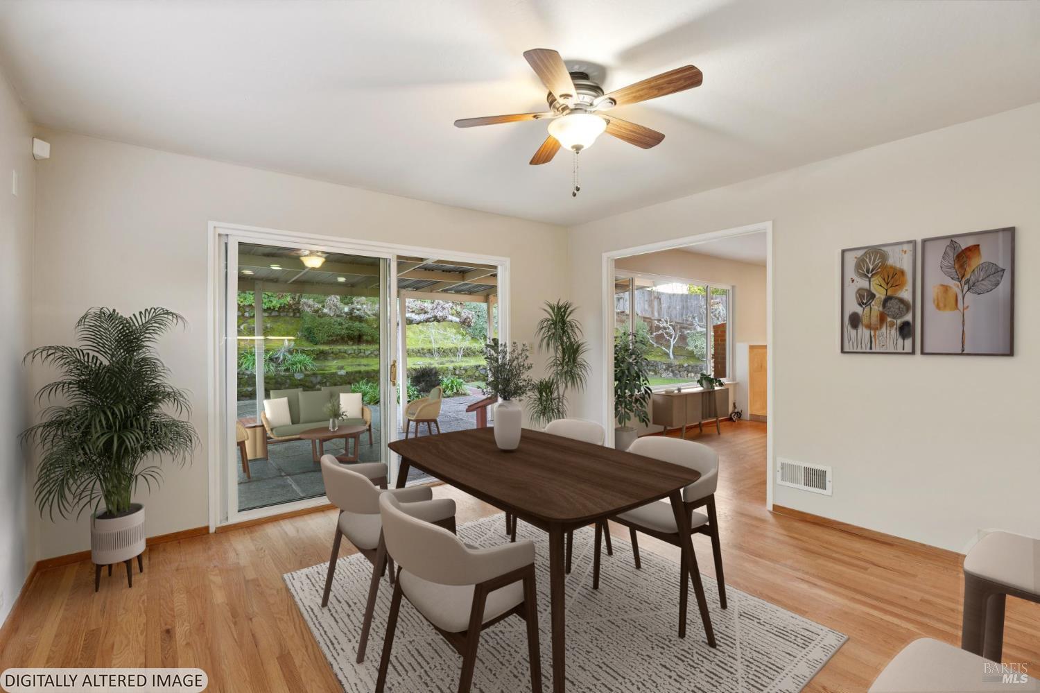 561 Olive Avenue Novato, CA 94945 - Photo 10 of 50 a view of a dining room with furniture window and wooden floor
