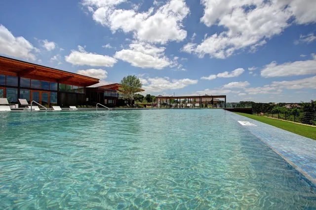 a view of a terrace with yard