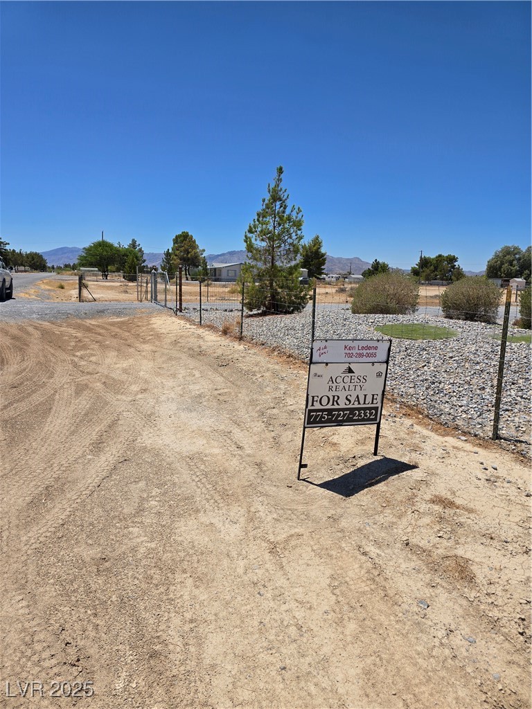 330 Gilmore Road Pahrump, NV 89060 - Photo 40 of 42 Street view looking south.