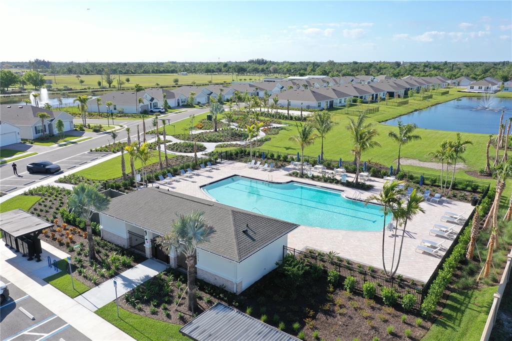 9450 Turtle Grass Circle Punta Gorda, FL 33950 - Photo 21 of 35 an aerial view of residential houses with outdoor space